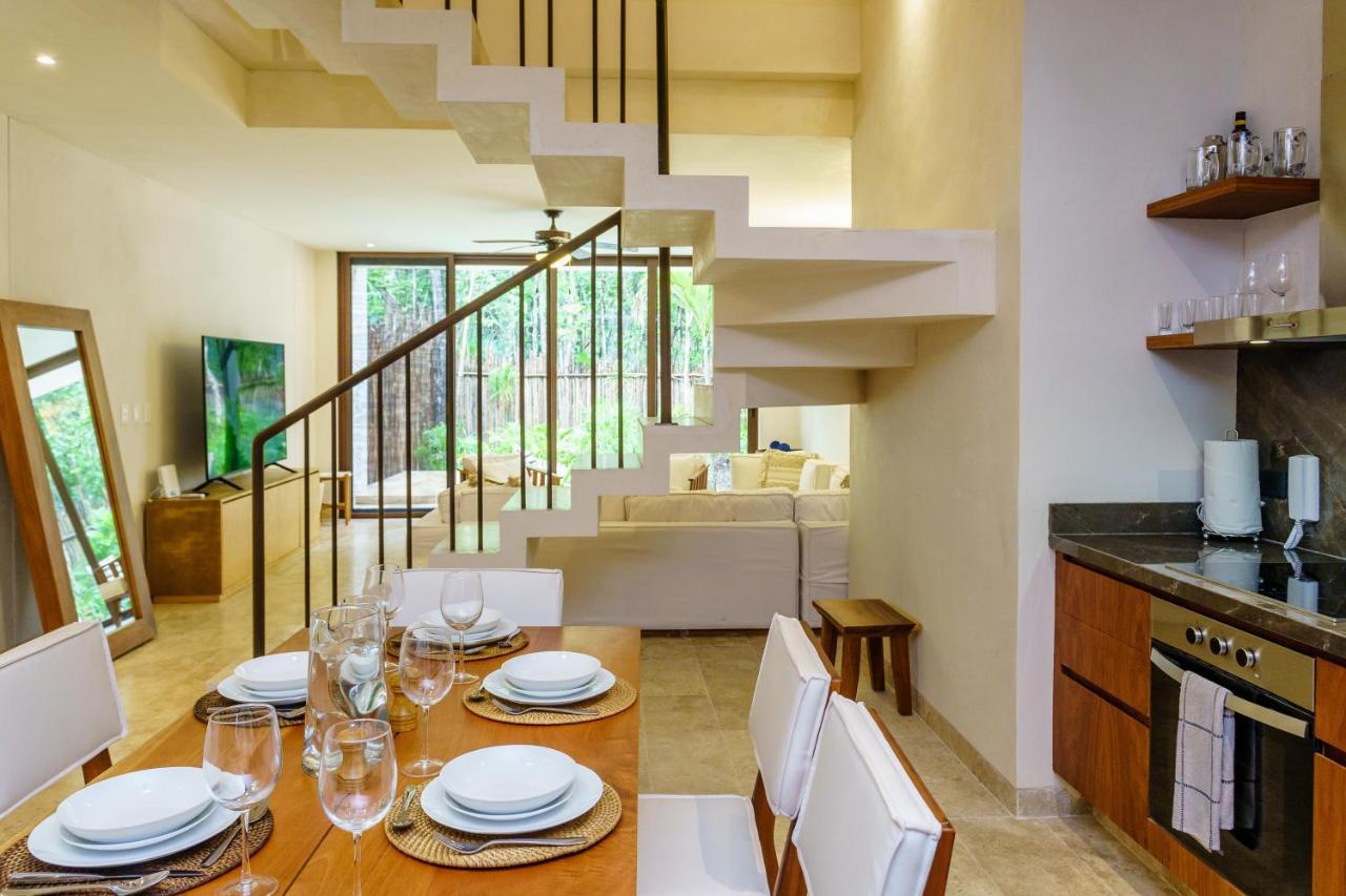 Jungle Luxury In Private Residential Area & Stunning Rooftop By Stella Rentals Tulum Exterior photo